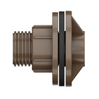 Adaptador com Anel PVC Marrom Roscável e Soldável 1.1/2" 50mm Tigre