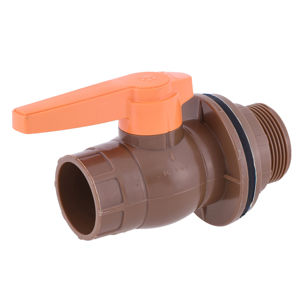 Adaptador com Registro Roscável e Soldável Marrom 50mm 1.1/2" Tigre