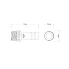 Adaptador Com Rosca Externa Em Pebd De 3/4 Em Flow Pack