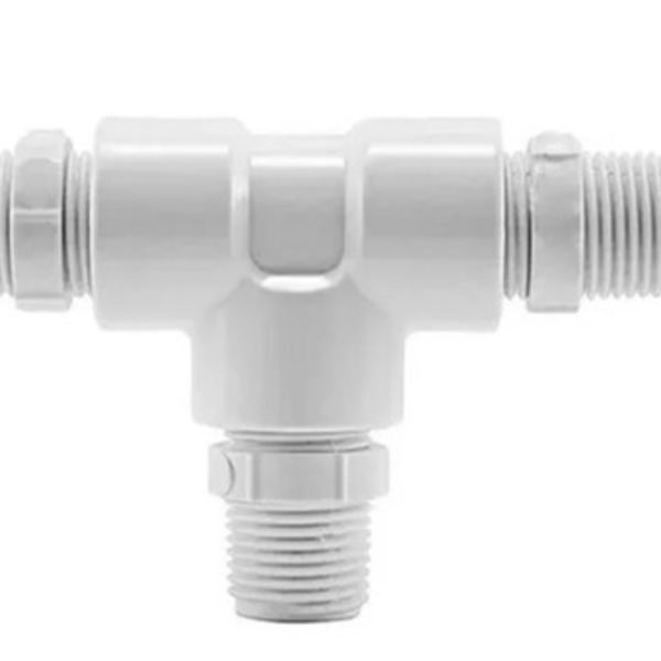 Adaptador Conector T Para Torneira Monocomando Em Abs