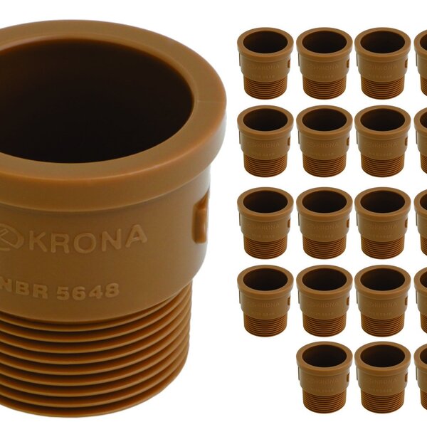 Adaptador Curto Soldável 32mm X 1' 25 Peças Krona