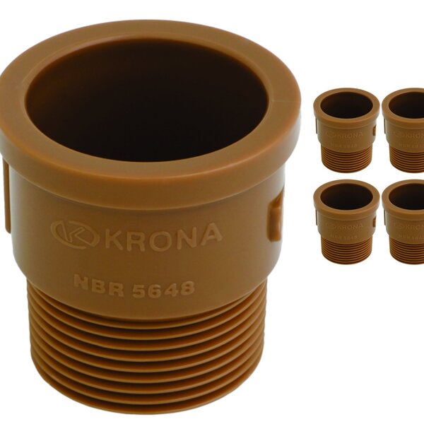 Adaptador Curto Soldável 75mm X 2.1/2' 5 Peças Krona