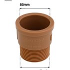 Adaptador Curto Soldável 85mm X 3' 3 Peças Krona