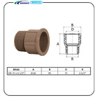 Adaptador Curto Soldável Dn75x2.1/2" Amanco