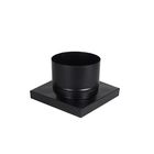 Adaptador de Churrasqueira Galvanizado Pintura Eletrostático Preto Saída de Tubulação 10 Polegadas Artmill