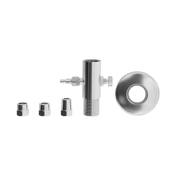 Adaptador De Latão Com Regulador Para Filtro Censi Cromado Cr