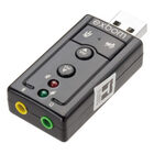 Adaptador De Som Usb 2.0 Externo Virtual 7.1 Canais