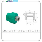 Adaptador De Transição Ppr Macho Dn90x3" Amanco