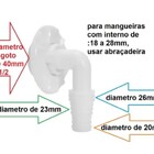 Adaptador Duplo Amanco Para 2 Máquina Lavar  Tanquinho Lava L