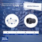 Adaptador Espigão Conector Em Pvc-u 1.1/4'' Cônico Bsp