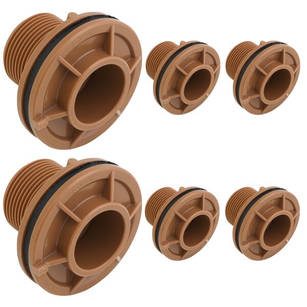 Adaptador Flange Caixa D'água Soldável Krona 50mm 6 Peças