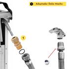 Adaptador Fogao Macho Mangueira Flexivel Gas Encanado Daco