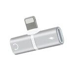 Adaptador Fone Para Fone Lightning Carregar E Ouvir Som Cabo