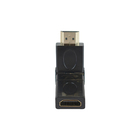 Adaptador Hdmi Evus Macho Para Hdmi Femea Angulo 360o Ouro