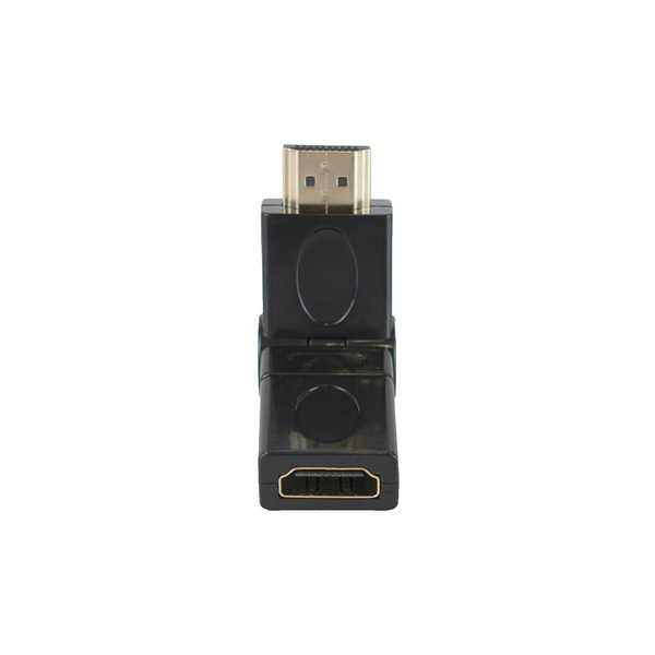 Adaptador Hdmi Evus Macho Para Hdmi Femea Angulo 360o Ouro