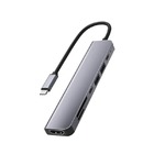 Adaptador Hub 4k Tipo C Multifuncional 7 Em 1 Para Hdmi/ Usb/