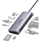 Adaptador Multiportas Usb-c Ugreen 10 Em 1 Cinza Espacial