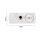 Adaptador Nordecor Pendente Para Trilho Branco S33046