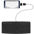 Adaptador Otg Usb X V8 Micro Usb Para Smartphones Preto