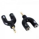 Adaptador P2 4c X 2j2 Estereo Niquel Adap0066 Preto Storm