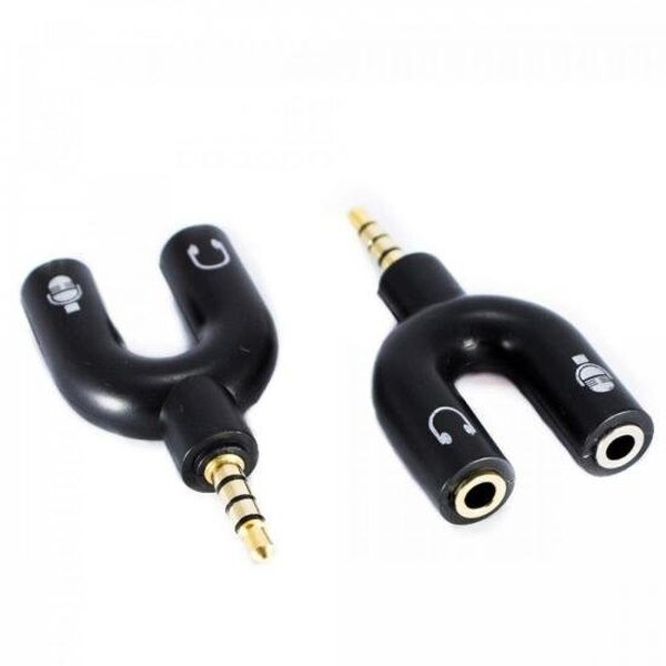 Adaptador P2 4c X 2j2 Estereo Niquel Adap0066 Preto Storm