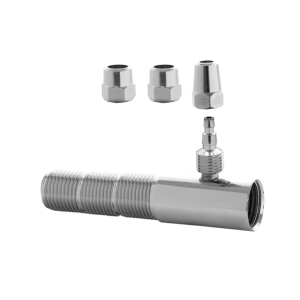 Adaptador para Filtro Longo 1/2"x1/4" Cromado Blukit