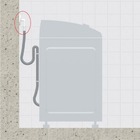 Adaptador Para Máquina De Lavar Roupa + Abraçadeira Aço Inox