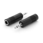 Adaptador Plug P10 Femea Estereo X P2 Macho Estereo