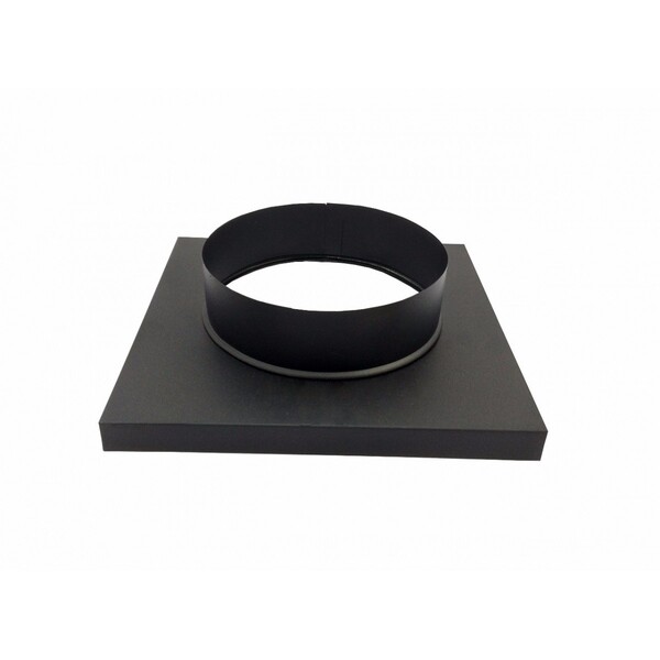 Adaptador Preto De Quadrado 30 5 X 30 5 Cm Para Redondo 150 M