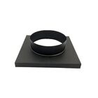 Adaptador Preto De Quadrado 30 5 X 30 5 Cm Para Redondo 200 M