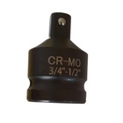 Adaptador Redutor 3/4 X 1/2 Preto P/ Soquete De Impacto