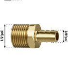 Adaptador Reto P/gás Rosca Ext. 1/2'pol X Espigão 3/8'pol 202