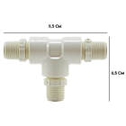 Adaptador T Em Abs Para Torneira Monocomando