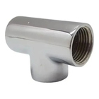 Adaptador Tee T Metal Cromado Rosca Fêmea 1/2''x1/2'' Garden