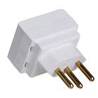 Adaptador Tomada Termoplástico Bege 2 Pólos + Terra 10A 250V Norma NBR 14136 Pial Legrand