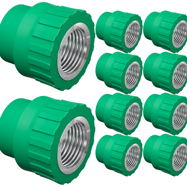 Adaptador Trans F/f Ppr 25mm X 3/4'pol 10 Peças Krona