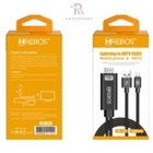 Adaptador Usb-c Hdmi  Hdtv Hs-153 Usb Para Hdmi Para Hdtv