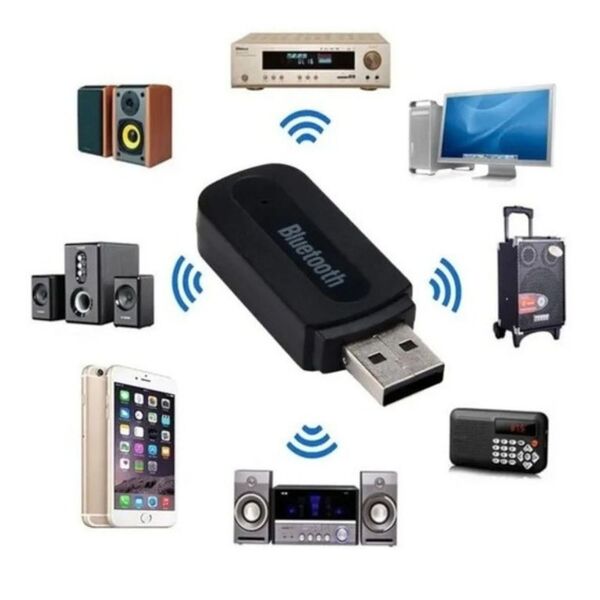 Adaptador Usb Transmissor Bluetooth P2 Som Carro Conversor