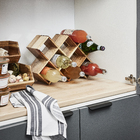 Adega para 10 Garrafas Acácia 29x43x15cm Delinia