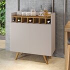 Adega Bar Com Bandeja 2 Portas Empório Jcm Móveis