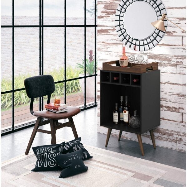 Adega Bar Com Bandeja Pub Edn Móveis