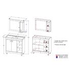 Adega Bar Com Rodízios Multimóveis Cr50059