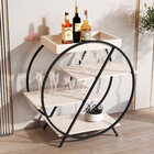 Adega Bar Luz Com Estrutura Metálica E 3 Prateleiras Babus -