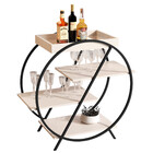 Adega Bar Luz Com Estrutura Metálica E 3 Prateleiras Babus -