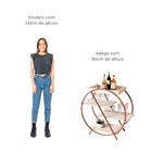 Adega Bar Luz Com Estrutura Metálica E 3 Prateleiras Babus -