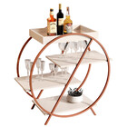 Adega Bar Luz Com Estrutura Metálica E 3 Prateleiras Babus -