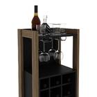 Adega Bar Multimóveis Cr50003 Nogal/preto