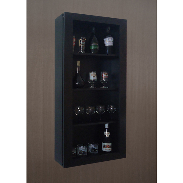 Adega Bar Para Vinhos E Bebidas Cristaleira Suspenso De Pared