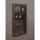 Adega Bar Para Vinhos E Bebidas Cristaleira Suspenso De Pared