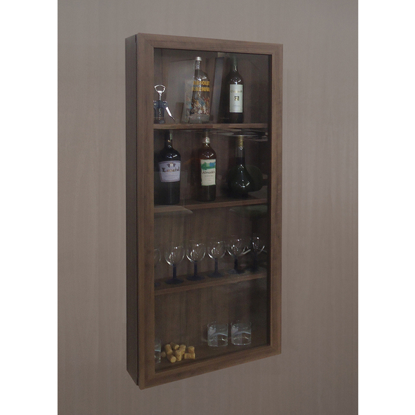 Adega Bar Para Vinhos E Bebidas Cristaleira Suspenso De Pared